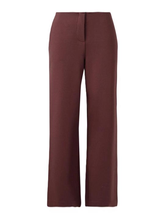 25FW 막스마라 스트레이트 팬츠 252678604865E15 Dark Red