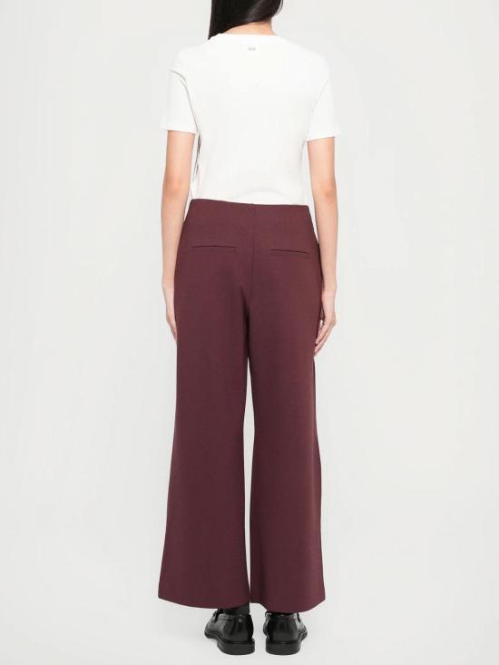 25FW 막스마라 스트레이트 팬츠 252678604865E15 Dark Red - MAX MARA