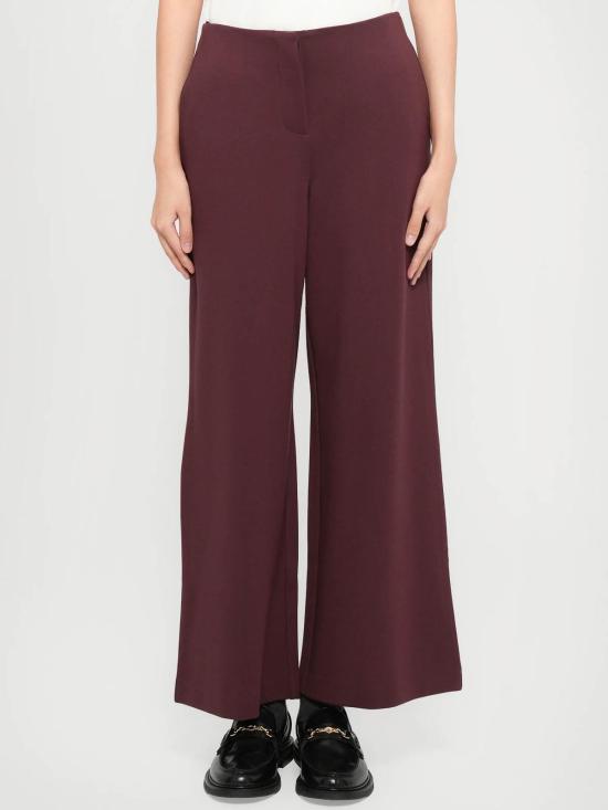 25FW 막스마라 스트레이트 팬츠 252678604865E15 Dark Red - MAX MARA