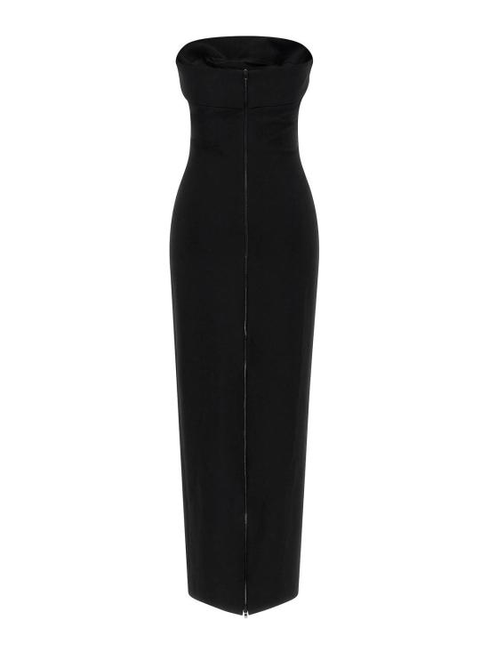 26SS 발망 롱 원피스 GF1RG080JL050PA Black - BALMAIN