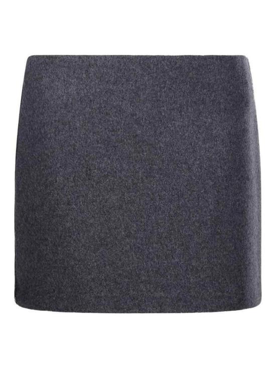 25FW 스포트막스 미디 스커트 221E13 Grey