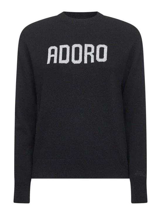 25FW 세인트바쓰 스웨터 NEWQUEEN00553I Black