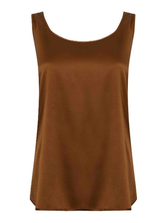 25FW 막스마라 민소매 티셔츠 252616601765001E15 Brown