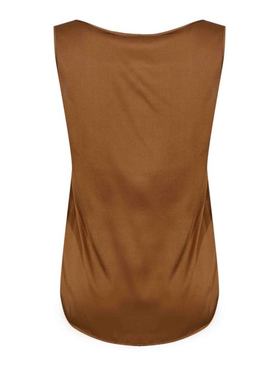 25FW 막스마라 민소매 티셔츠 252616601765001E15 Brown - MAX MARA