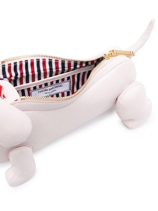 26SS 톰브라운 페블 그레인 헥터 바게트백 FAP341A00198680 LIGHT PINK - THOM BROWNE