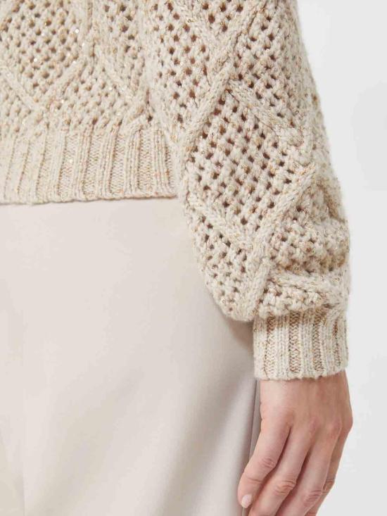 25FW 막스마라 스튜디오 스웨터 252636605265E15 Beige - MAX MARA STUDIO