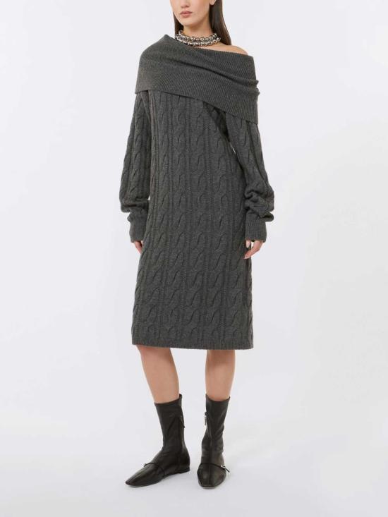 25FW 막스마라 스튜디오 미디 스커트 252632602265001E15 Dark Grey - MAX MARA STUDIO