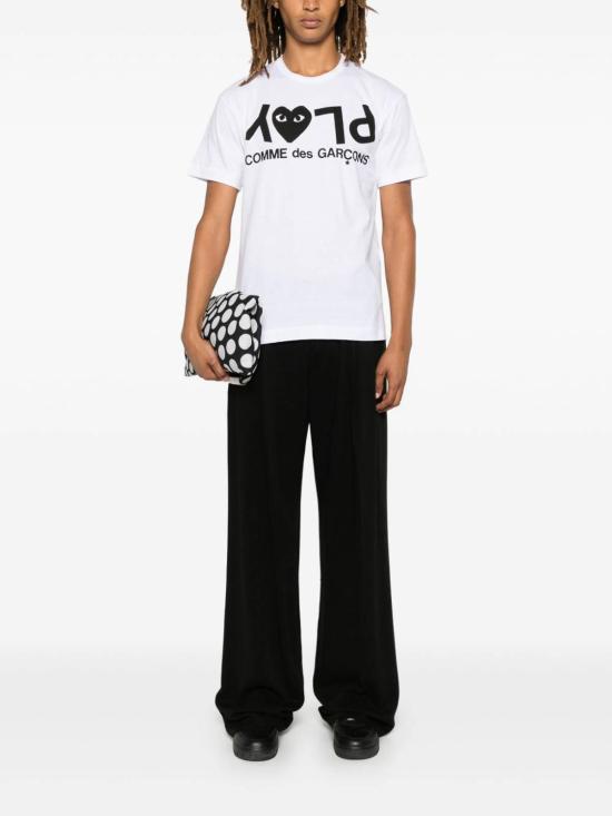 25FW 꼼데가르송 반팔 티셔츠 AXT068D1 White - COMME DES GARCONS