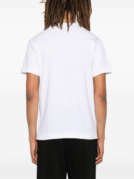 25FW 꼼데가르송 반팔 티셔츠 AXT068D1 White - COMME DES GARCONS