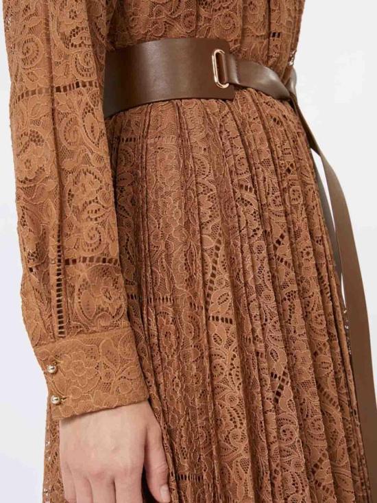 25FW 막스마라 스튜디오 미디 원피스 252623604165E15 Brown - MAX MARA STUDIO