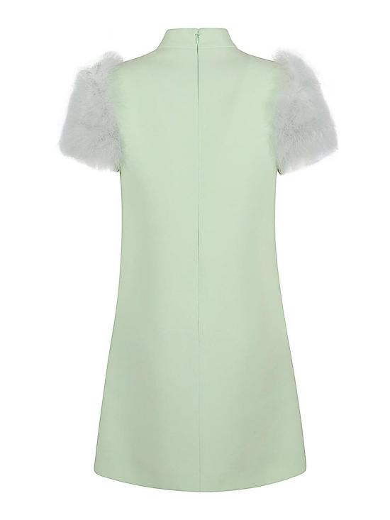 26SS 발렌티노 가라바니 미디 스커트 BVAJ901CFC9E Green - VALENTINO GARAVANI