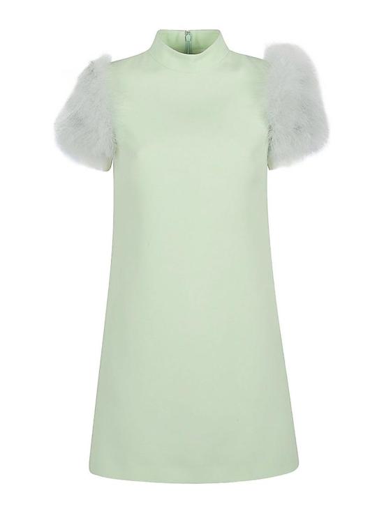 26SS 발렌티노 가라바니 미디 스커트 BVAJ901CFC9E Green - VALENTINO GARAVANI