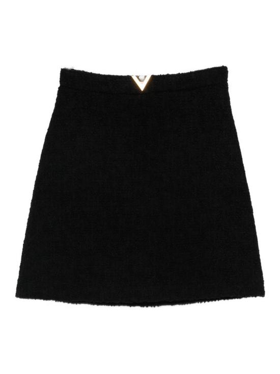26SS 발렌티노 가라바니 미디 스커트 BRAEH09VM0NO Black