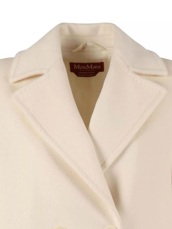 25FW 막스마라 스튜디오 미디 스커트 25260161426E15 White - MAX MARA STUDIO