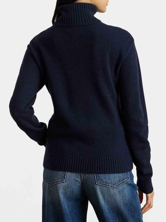 25FW 랄프 로렌 터틀넥 200P03372002 Blue - RALPH LAUREN