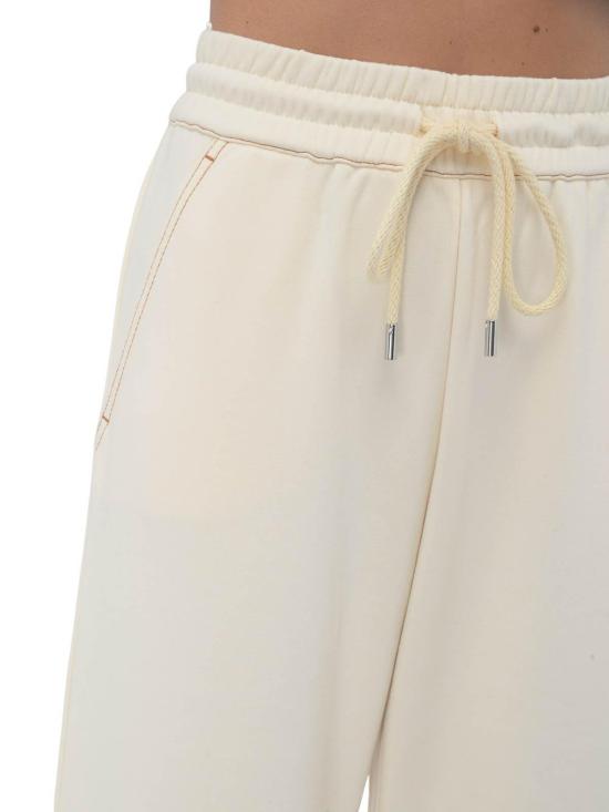 25FW 막스마라 트레이닝/조거 팬츠 252678610765E15 White - MAX MARA