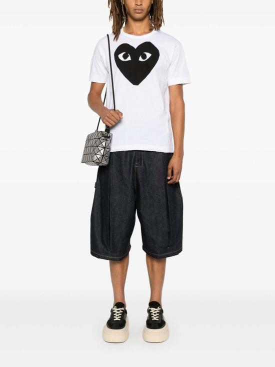 26SS 꼼데가르송 반팔 티셔츠 AXT0701 White - COMME DES GARCONS