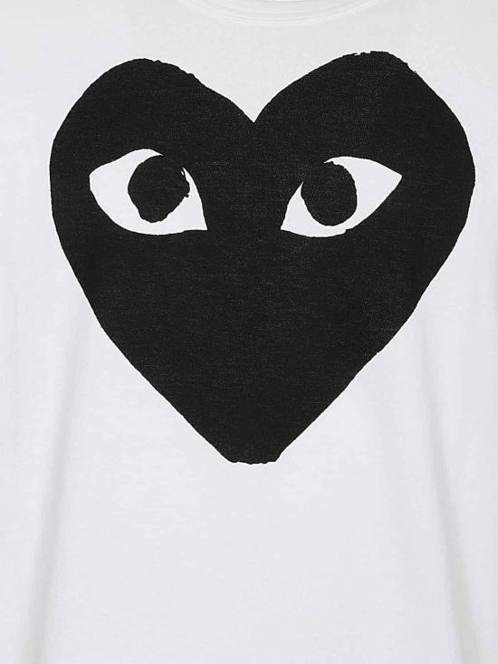 26SS 꼼데가르송 반팔 티셔츠 AXT0701 White - COMME DES GARCONS