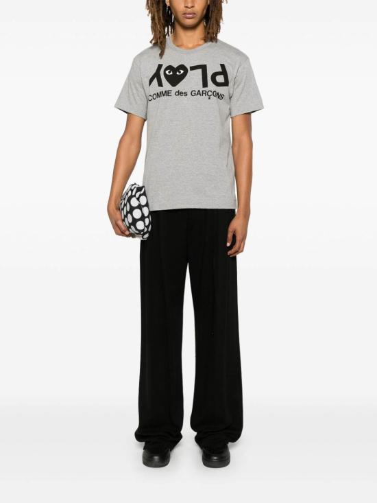 25FW 꼼데가르송 반팔 티셔츠 AXT082D1 Grey - COMME DES GARCONS