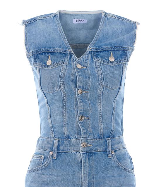 26SS 리우조 미디 원피스 UA6123D0309 79021 Blue - LIU JO