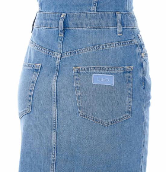 26SS 리우조 미디 원피스 UA6123D0309 79021 Blue - LIU JO