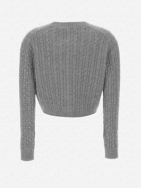 25FW 막스마라 스튜디오 가디건 252634603265E15 Grey - MAX MARA STUDIO