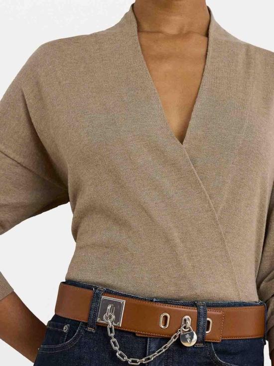 25FW 랄프 로렌 긴팔 티셔츠 200979635001 Cream - RALPH LAUREN