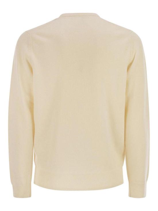 25FW 세인트바쓰 긴팔 티셔츠 REGENTLAMBSWOOL00040I Cream - MC2 SAINT BARTH