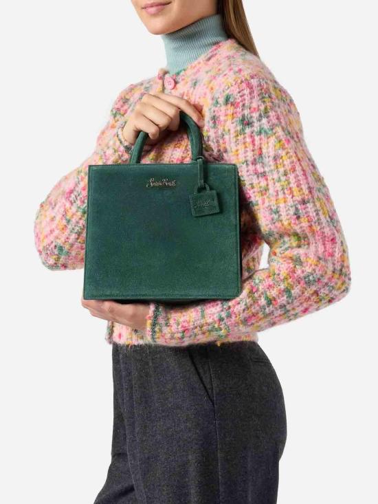 25FW 세인트바쓰 토트백 SHOPBAGMIDI00505I GREEN - MC2 SAINT BARTH