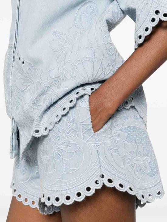 26SS 짐머만 숏팬츠 7215ARS263ICESTM Blue - ZIMMERMANN