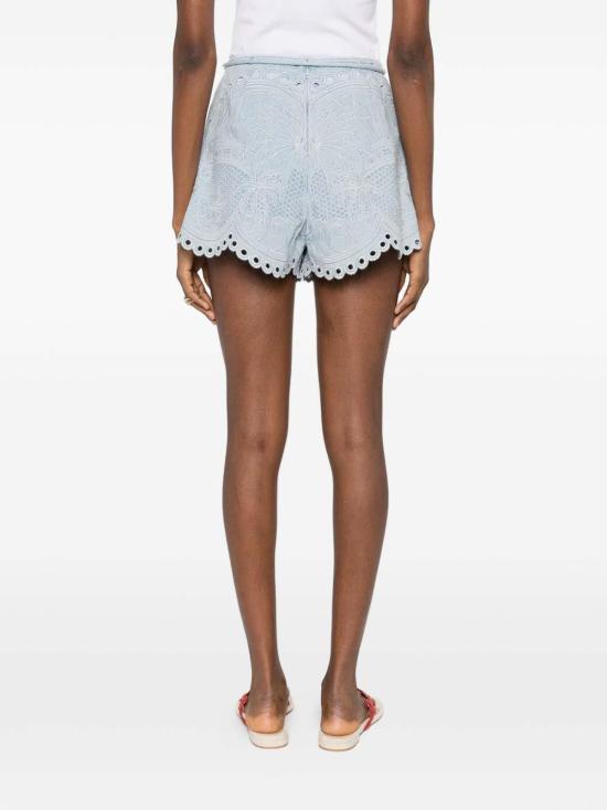 26SS 짐머만 숏팬츠 7215ARS263ICESTM Blue - ZIMMERMANN