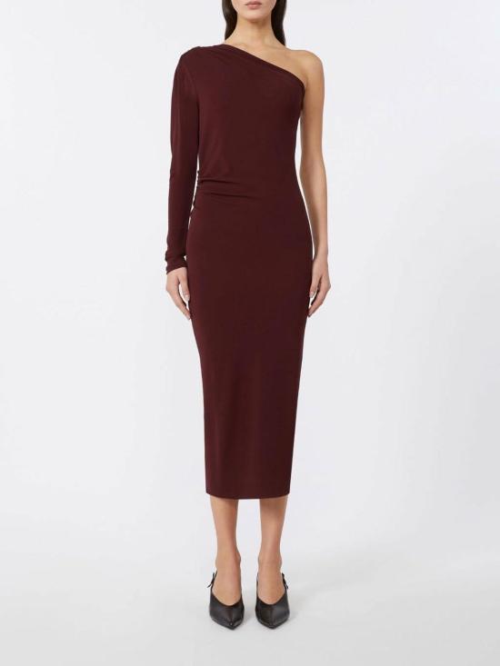 25FW 막스마라 스튜디오 미디 스커트 252662602165E15 Dark Red - MAX MARA STUDIO