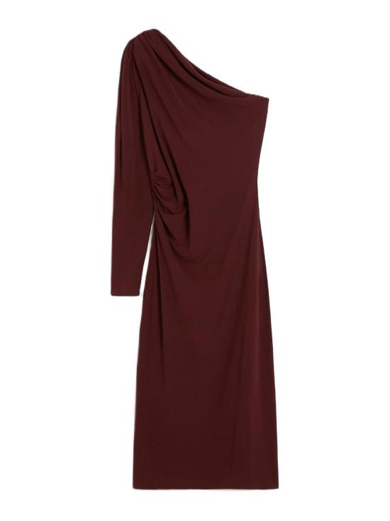 25FW 막스마라 스튜디오 미디 스커트 252662602165E15 Dark Red