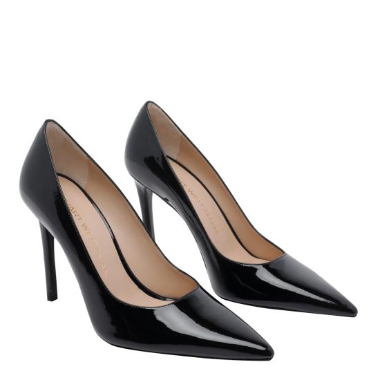 26SS 스튜어트 와이츠먼 힐/펌프스 SJ956 STUART POWER 100 PATBLK Black - STUART WEITZMAN