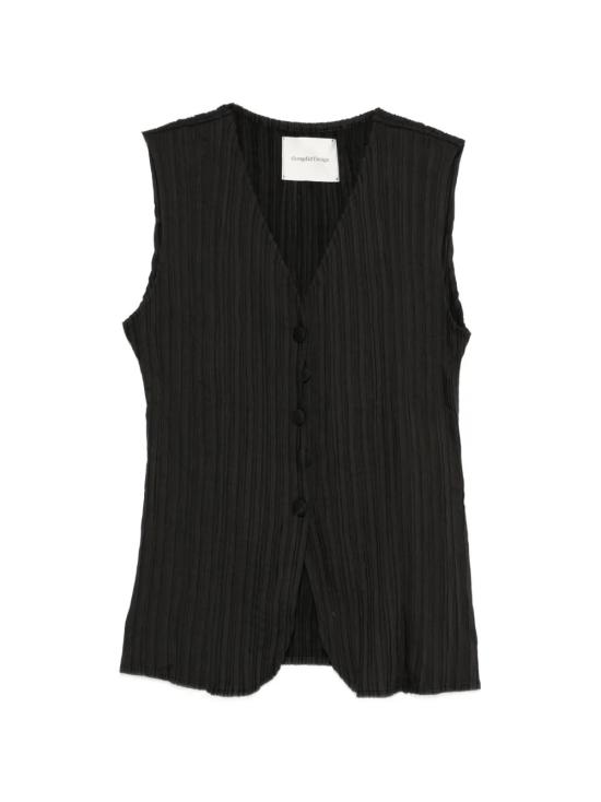 26SS 공디드 디자인 베스트 GD198BLACK Black