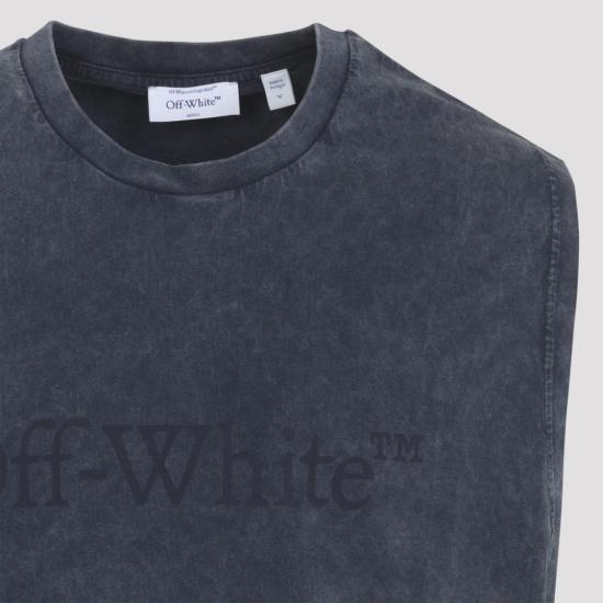 26SS 오프화이트 반팔 티셔츠 44MAC02FS26J001401 Blue - OFF WHITE