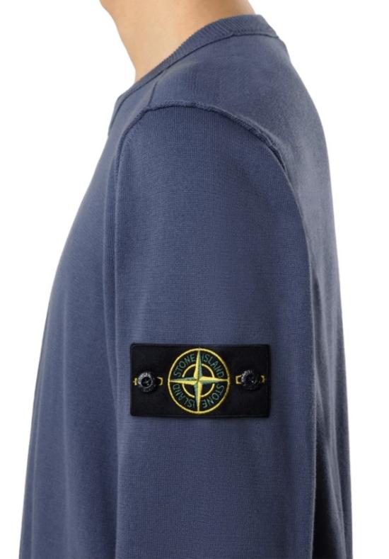 26SS Stone 긴팔 티셔츠 5100053 Blue - STONE ISLAND