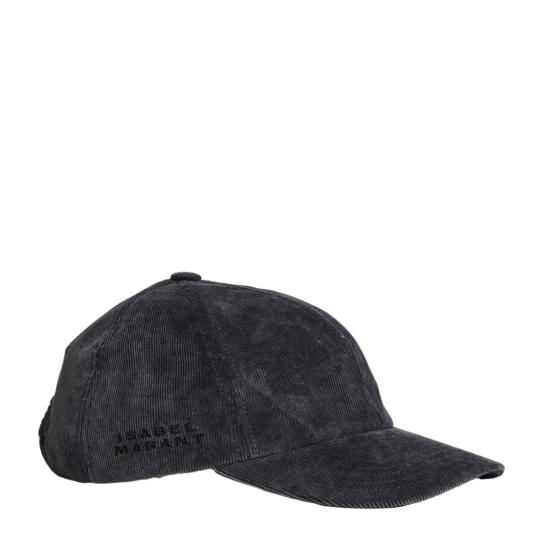 25FW 이자벨마랑 토마스 로고 볼캡 CQ053XFAC1C02A Black - ISABEL MARANT