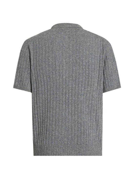 26SS 돌체앤가바나 폴로 티셔츠 GXZB0ZJGMDV S8283 Melange azzurri blu - DOLCE & GABBANA