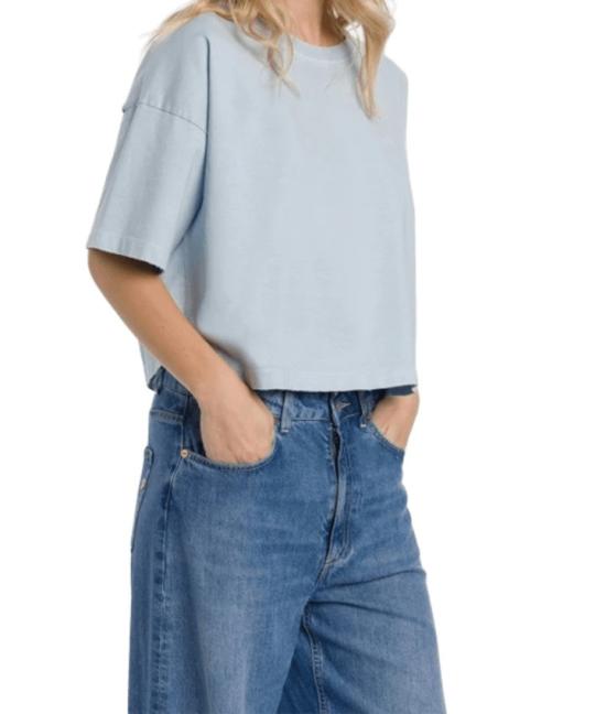 26SS 돈답 반팔 티셔츠 DS077 Blue - DONDUP