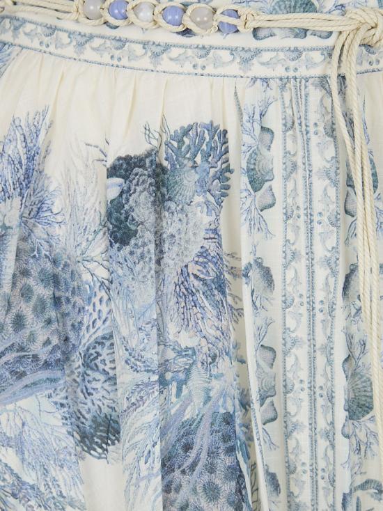 26SS 짐머만 롱 스커트 5851SRS262 White - ZIMMERMANN