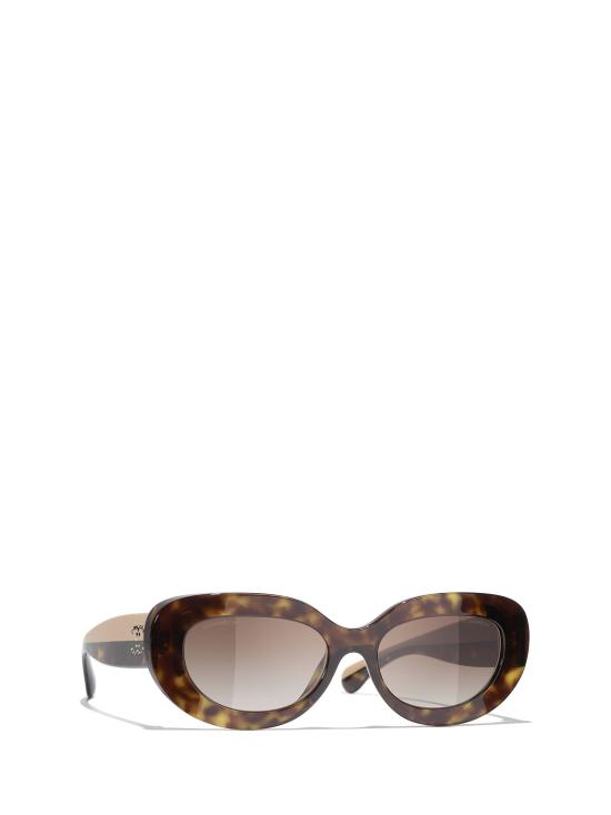 26FW 샤넬 선글라스 CH5562B C714S5 DARK HAVANA - CHANEL