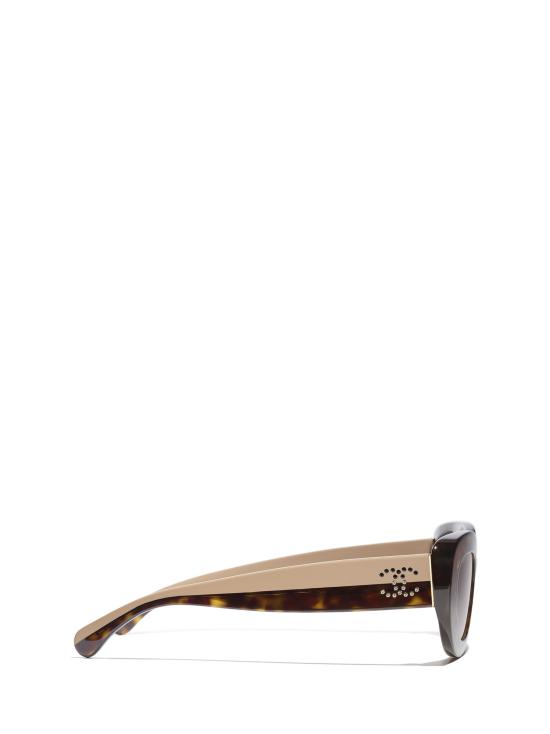 26FW 샤넬 선글라스 CH5562B C714S5 DARK HAVANA - CHANEL