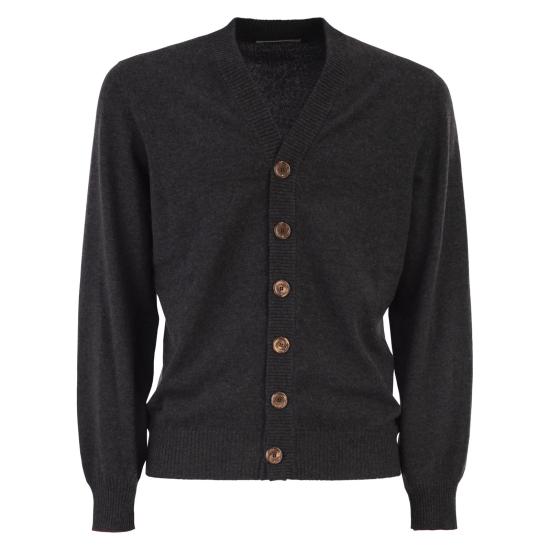 25FW 브루넬로 쿠치넬리 가디건 M22203806 ANTHRACITE