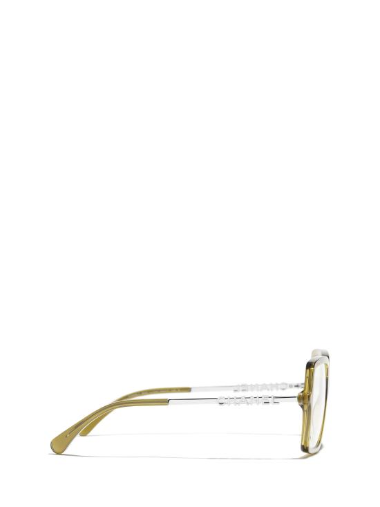 26FW 샤넬 안경 CH3505 1742 CRYSTAL OLIVE - CHANEL