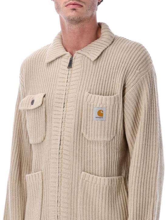 25FW 칼하트 WIP 초어 니트 자켓 I035399 Neutrals - CARHARTT WIP