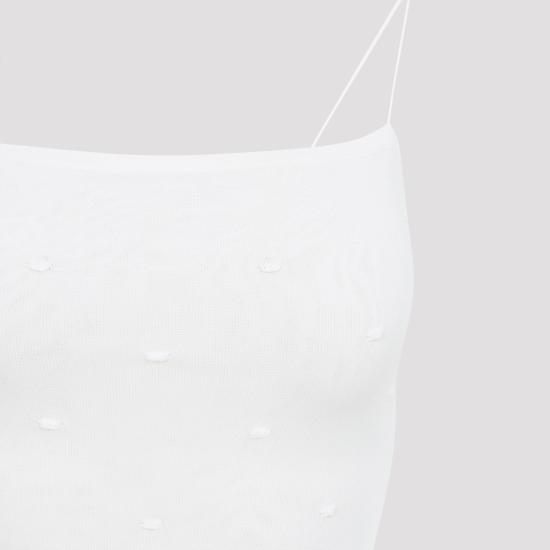 26SS 자크뮈스 미디 원피스 DRW00813AK00317 White - JACQUEMUS