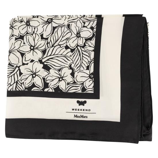 26SS 위켄드막스마라 머플러/스카프 2615541035600 WHITE BLACK