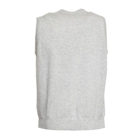 25FW 필리포 드 로렌티스 니트 베스트 CB1SMWC12R Grey - FILIPPO DE LAURENTIIS