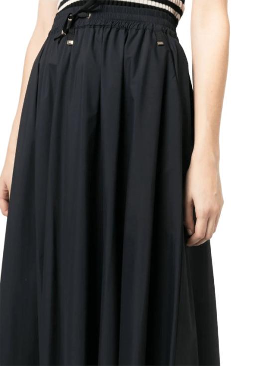 26SS 에르노 롱 스커트 GN000007D Black - HERNO